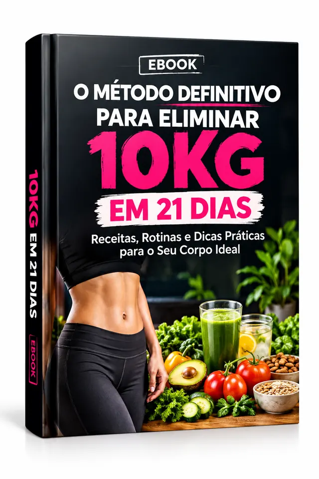 Capa do e-book O Método Definitivo para Eliminar 10kg em 21 Dias